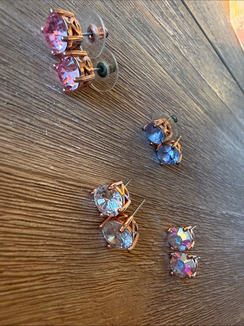 Park Lane Rose Gold-Tone Stud Impression Earrings. PRICE IS FOR 1 PAIR.